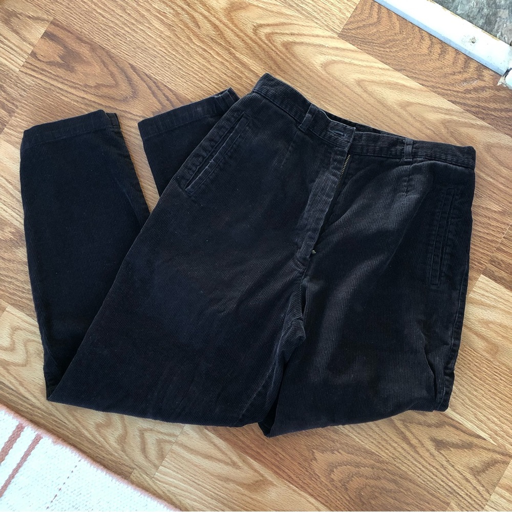 LL Bean Black Corduroy Pants